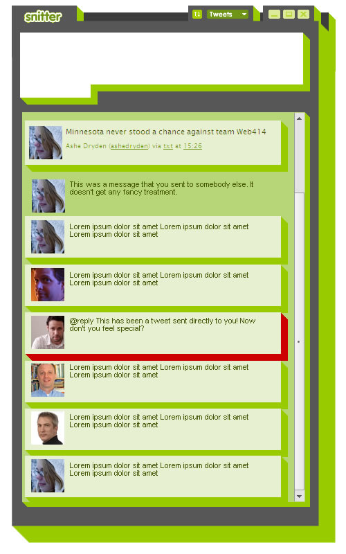 Snitter Theme: Blocker